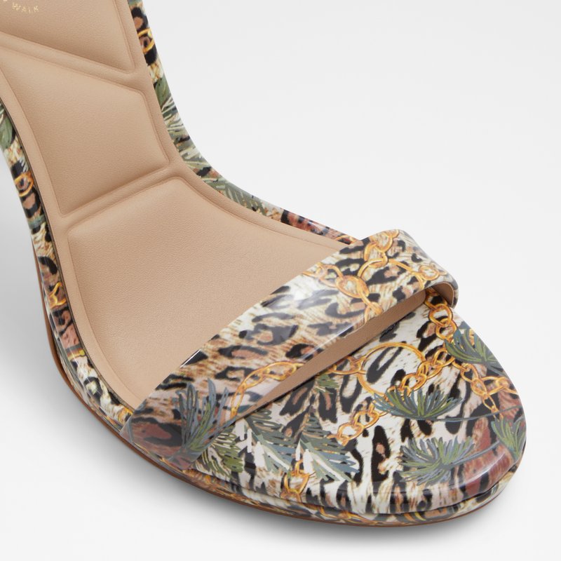 Aldo sandale na visoku petu KATELINA SYN PATENT - multicolor 4