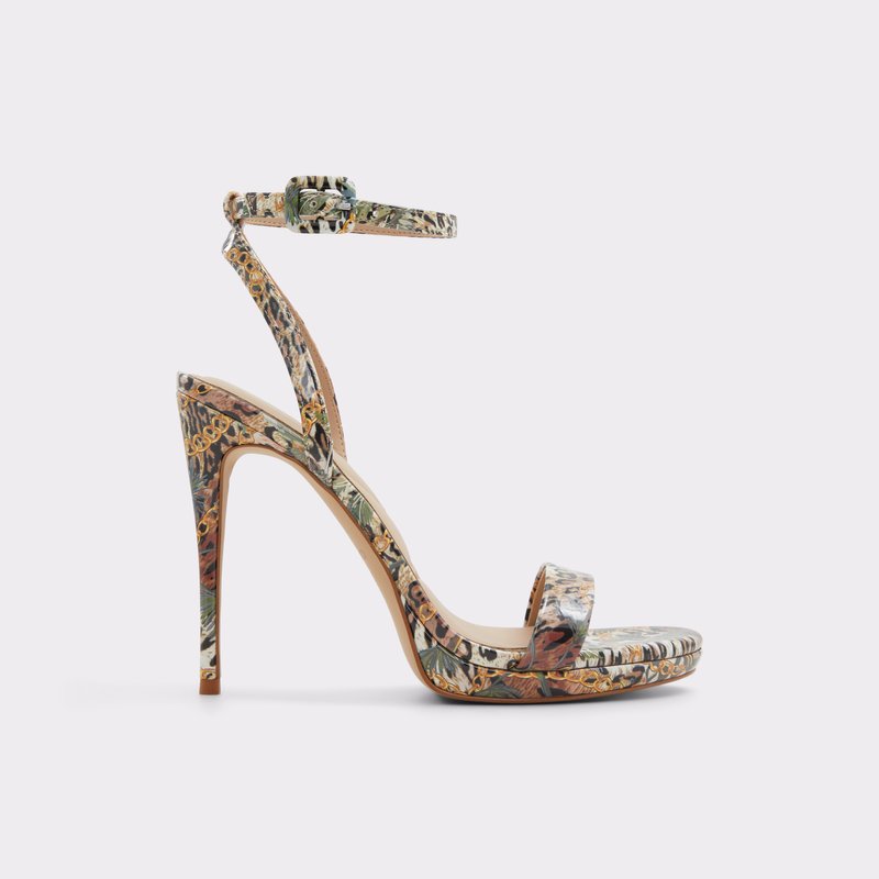 Aldo sandale na visoku petu KATELINA SYN PATENT - multicolor 1