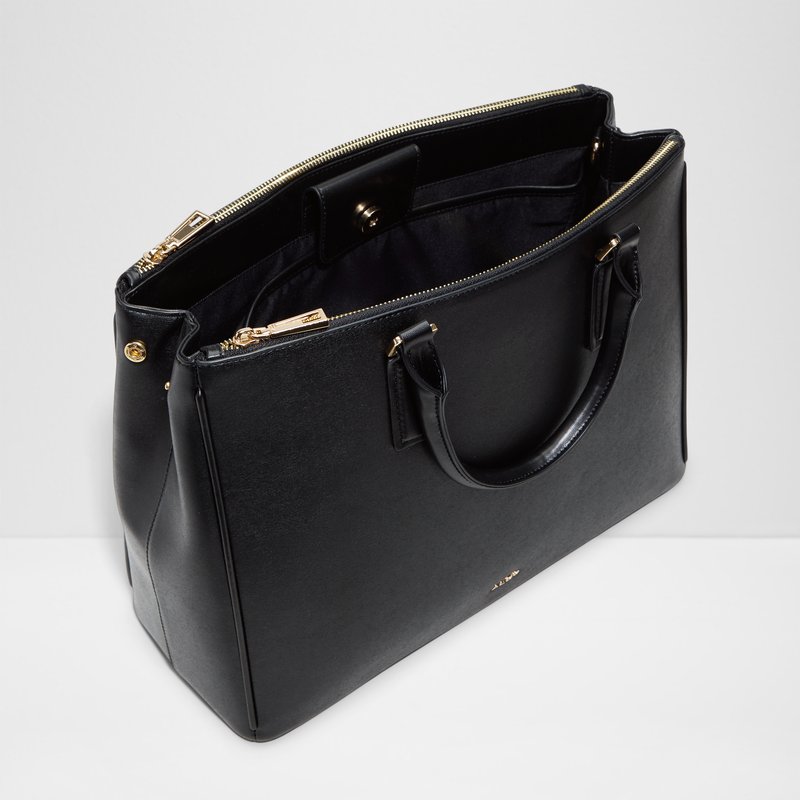 Aldo satchel velika torba KATHERYN SYN MIX MAT - crna 2
