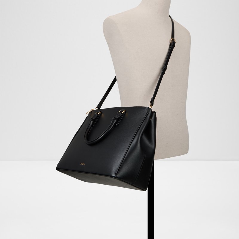 Aldo satchel velika torba KATHERYN SYN MIX MAT - crna 3