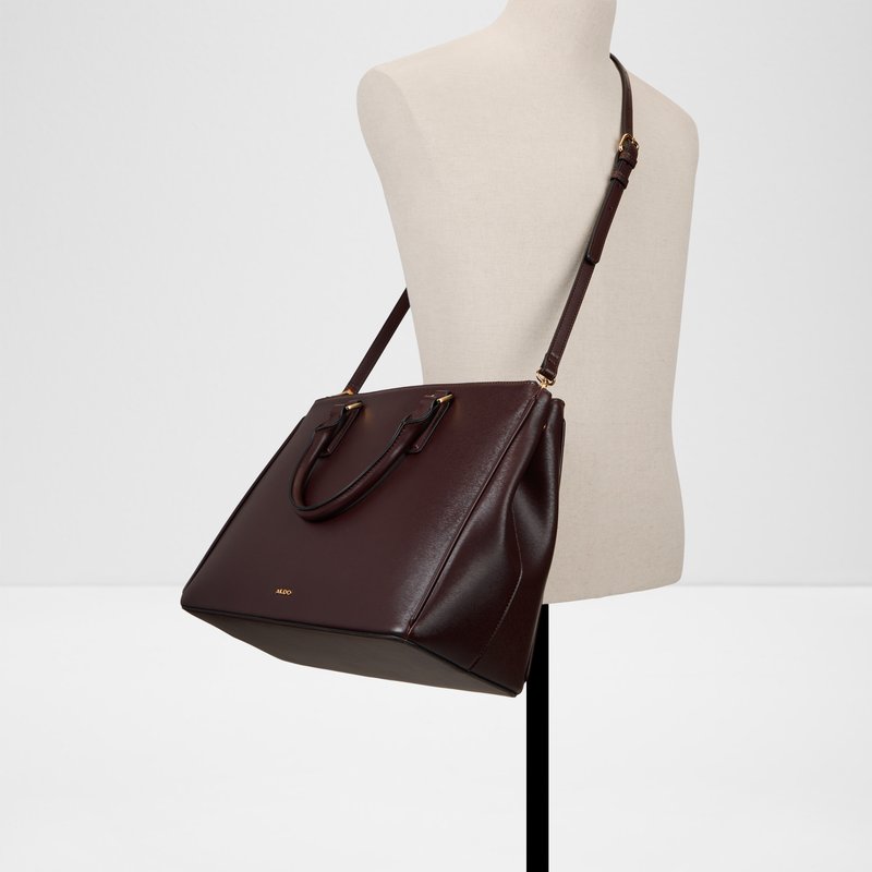 Aldo satchel velika torba KATHERYN SYN MIX MAT - smeđa 3
