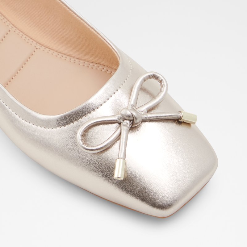 Aldo balerinke KAULLAN SYN METALLIC - srebrna 2
