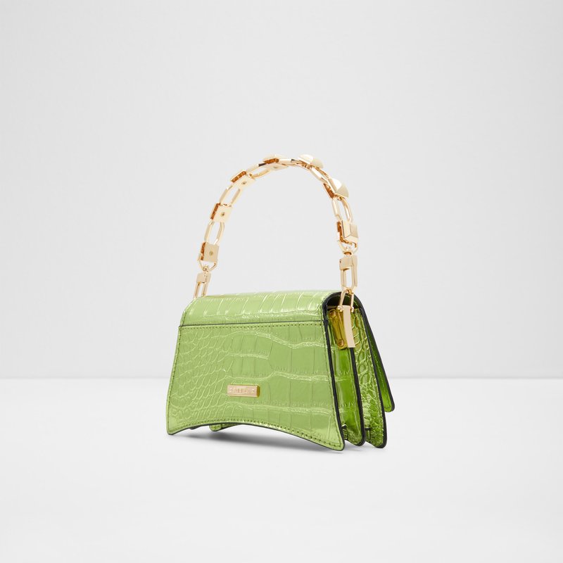 Aldo torbica za nošenje preko ramena KAZIA SYN EMB CROCO - zelena 2