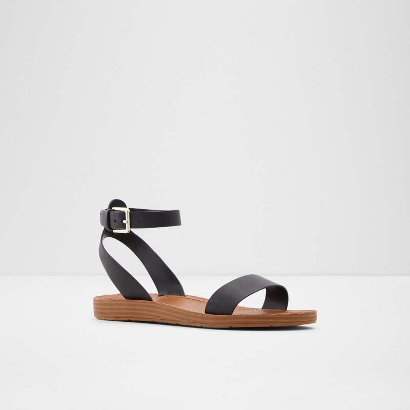 Aldo ravne sandale KEDAREDIA LEA SMOOTH - crna 6