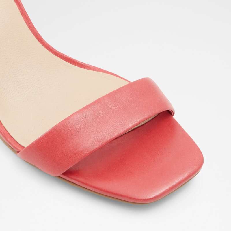 Aldo sandale na visoku petu KEDEAVIEL LEA SMOOTH - crvena 3