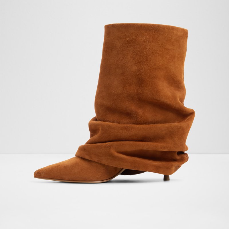 Aldo gležnjače na petu KERLON LEA SUEDE - smeđa 2