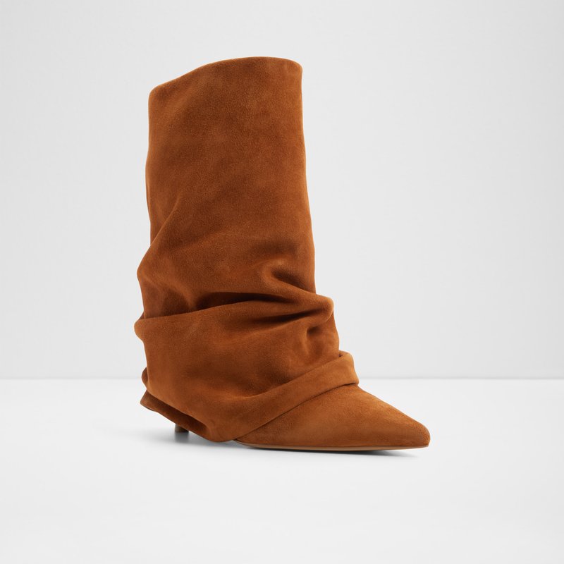 Aldo gležnjače na petu KERLON LEA SUEDE - smeđa 3