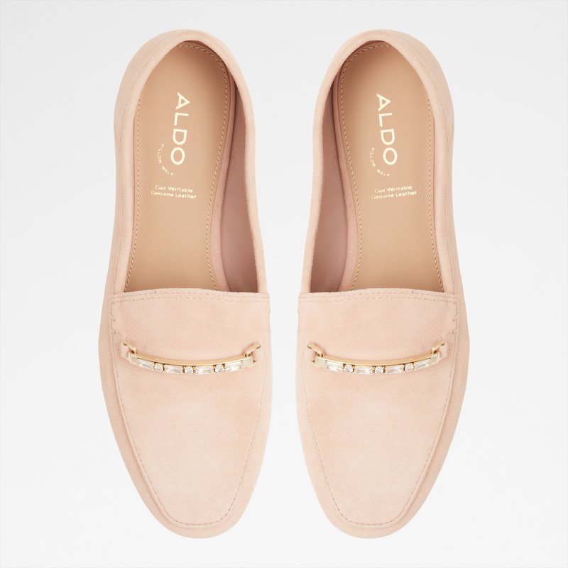 Aldo kožne mokasine KESLEY 2.0 LEA SUEDE - ružičasta 5