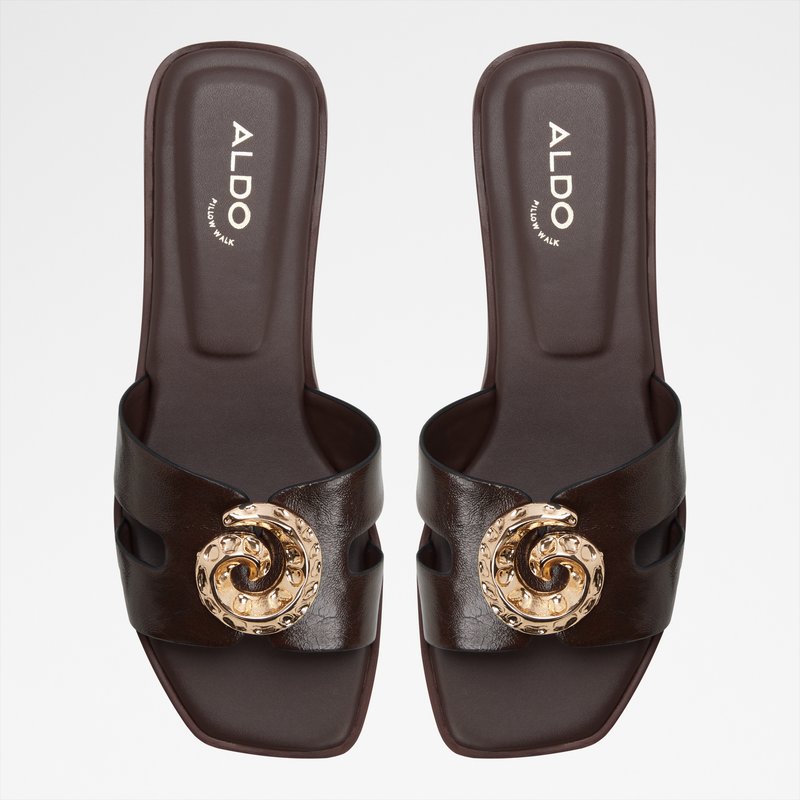 Aldo ženske natikače KHALI SYN PATENT - smeđa 5