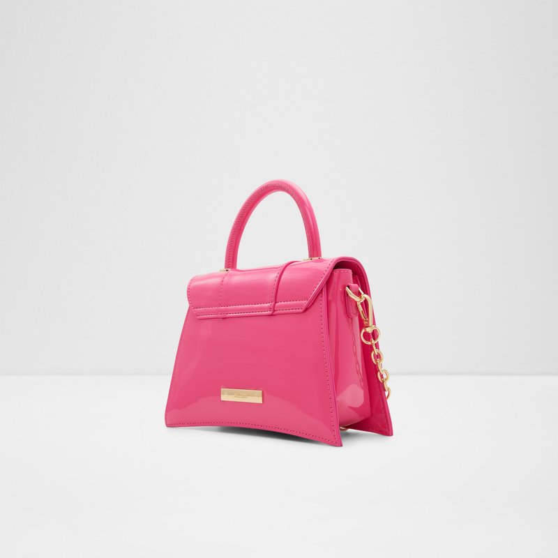 Aldo torbica za nošenje u ruci ili na ramenu KINDRA SYN PATENT - ružičasta
