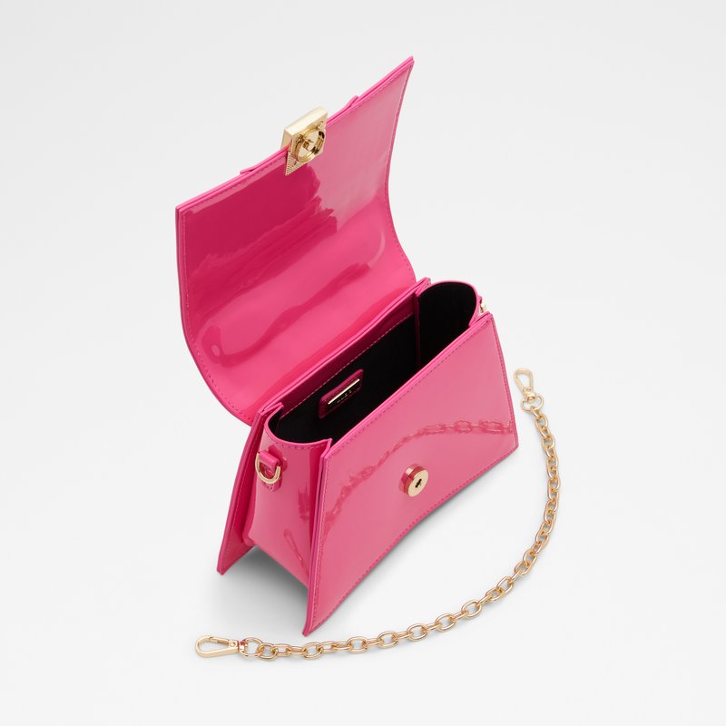 Aldo torbica za nošenje u ruci ili na ramenu KINDRA SYN PATENT - ružičasta