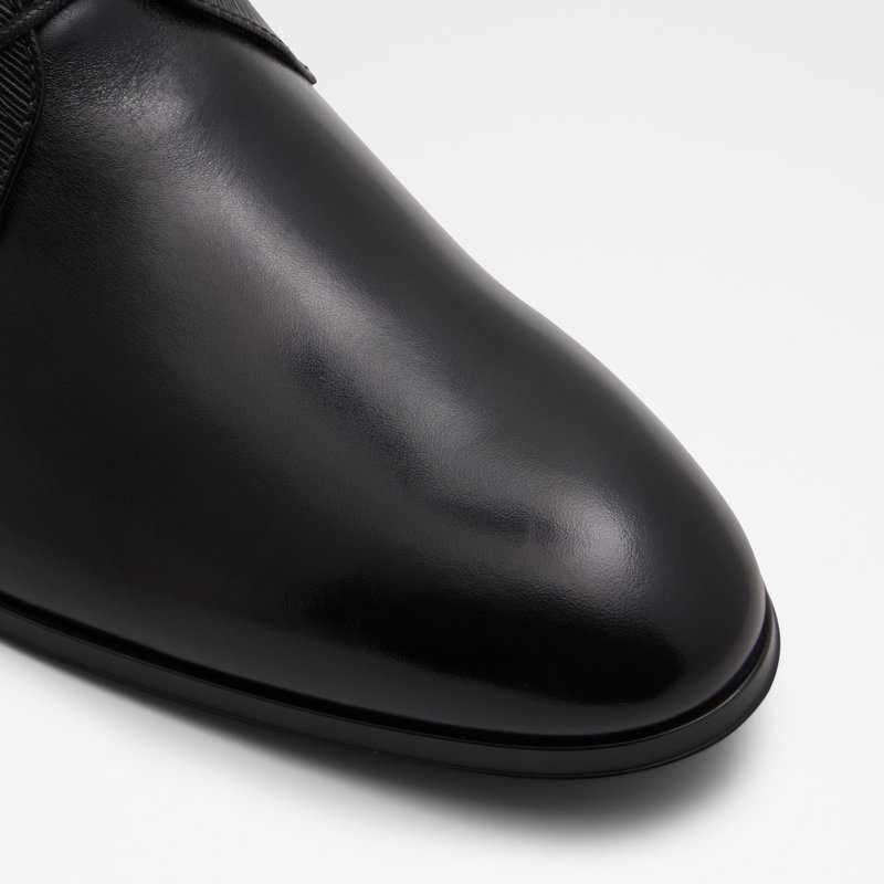 Aldo derby cipele na vezanje KINGSLEY LEA EMBOSSED - crna 4