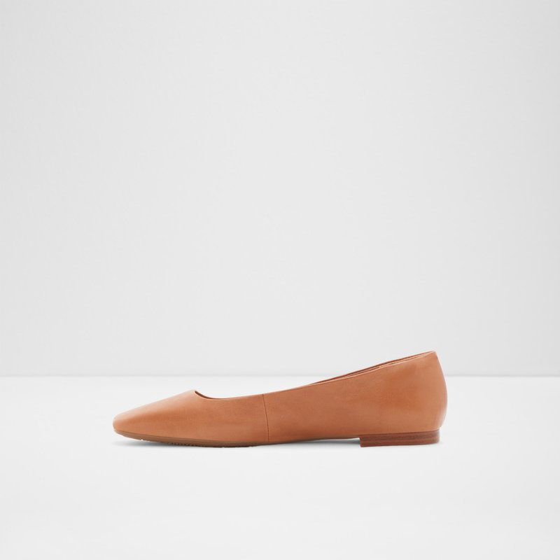 Aldo balerinke KOOSAFLEX LEA SMOOTH - smeđa 2