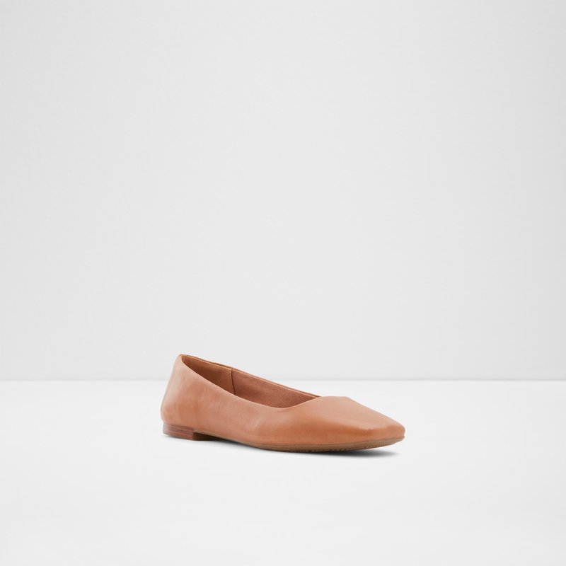 Aldo balerinke KOOSAFLEX LEA SMOOTH - smeđa 3
