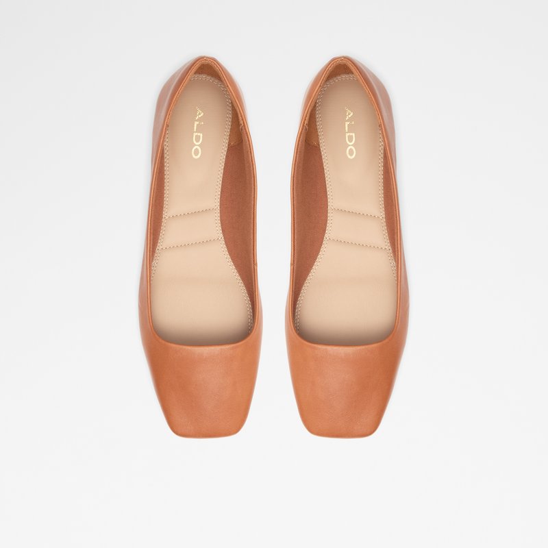 Aldo balerinke KOOSAFLEX LEA SMOOTH - smeđa 5