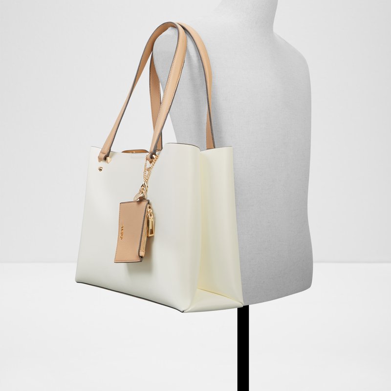 Aldo velika satchel torba KORER SYN MIX MAT - bež 4