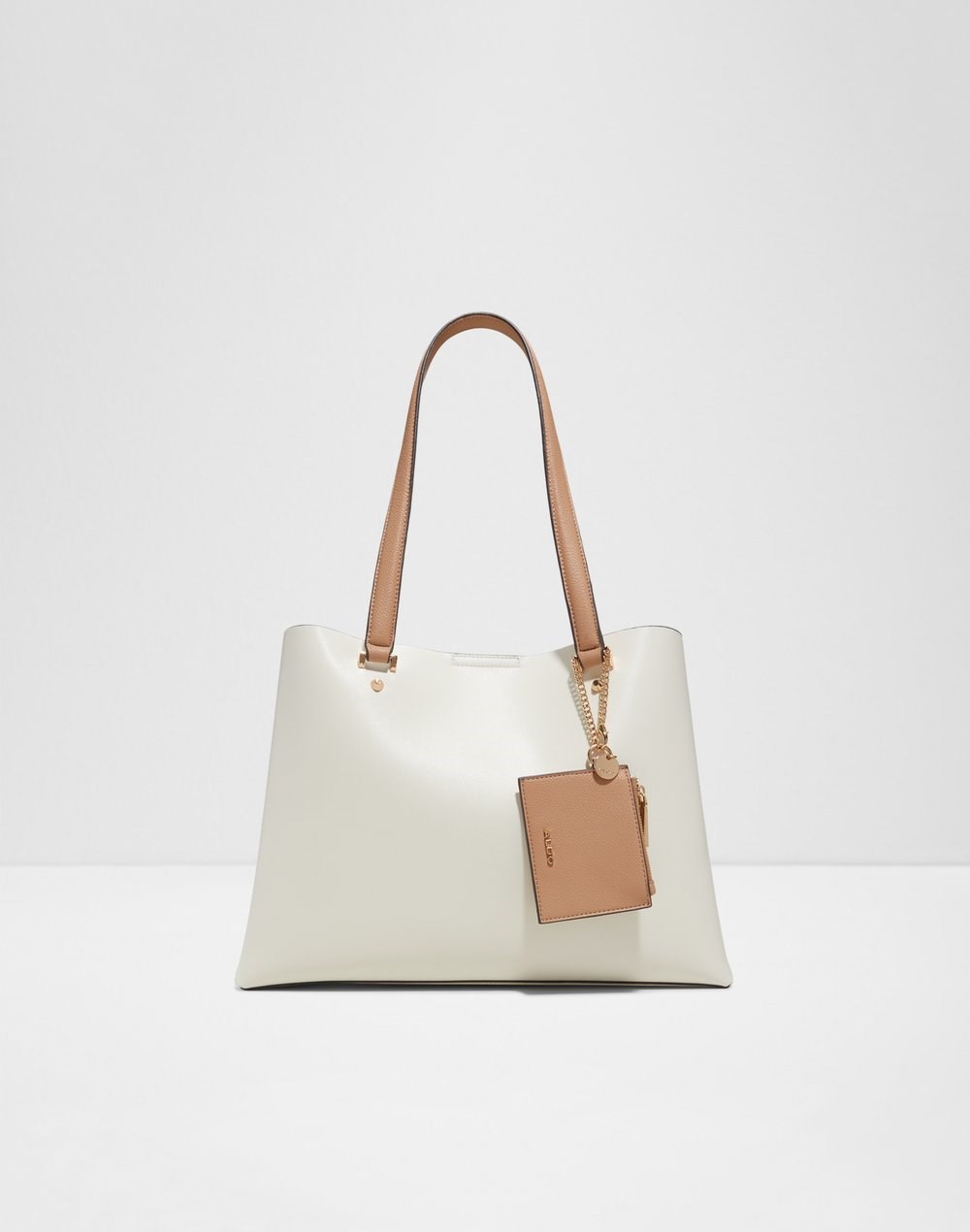 Aldo velika satchel torba KORER SYN MIX MAT - bež