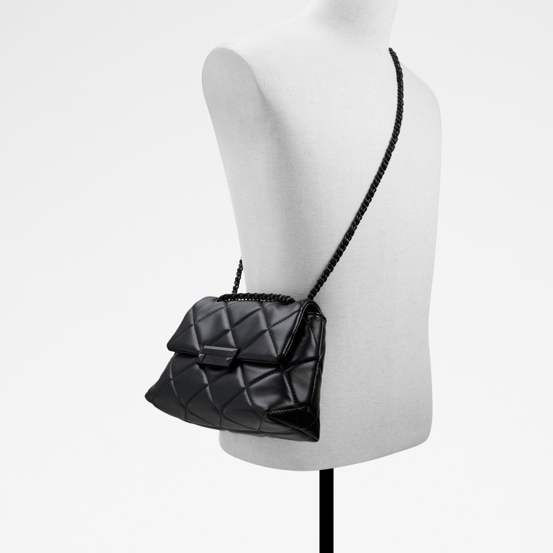 Aldo torbica za nošenje na ramenu KRYSTEL SYN QUILTED - crna 4