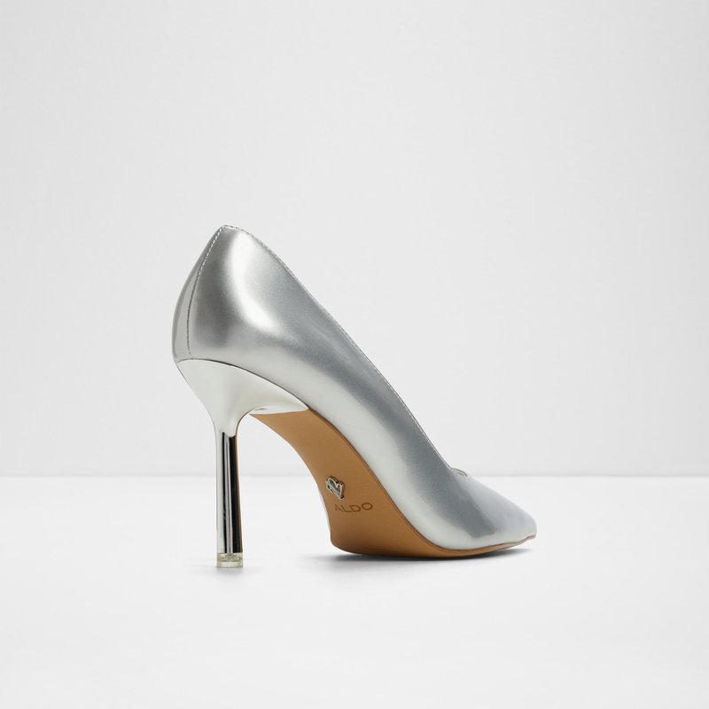 Aldo cipele na srednje visoku petu LABELLA SYN METALLIC - srebrna 2