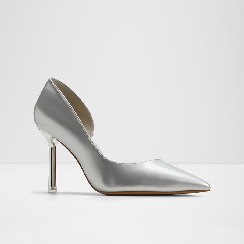 Aldo cipele na srednje visoku petu LABELLA SYN METALLIC - srebrna 3