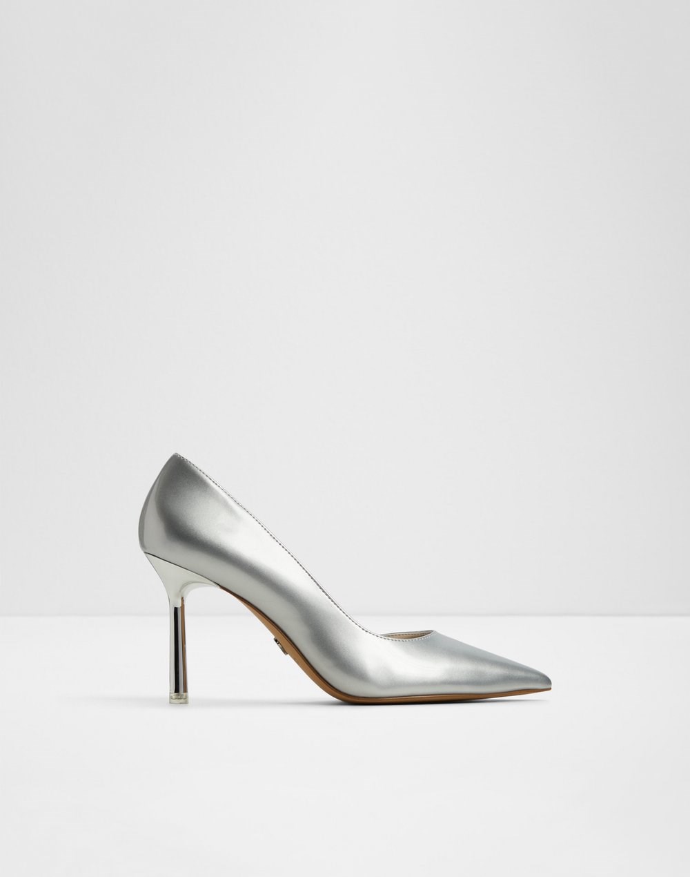 Aldo cipele na srednje visoku petu LABELLA SYN METALLIC - srebrna