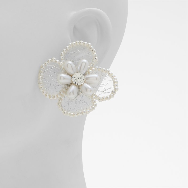 Aldo naušnice LACE - bijela 2