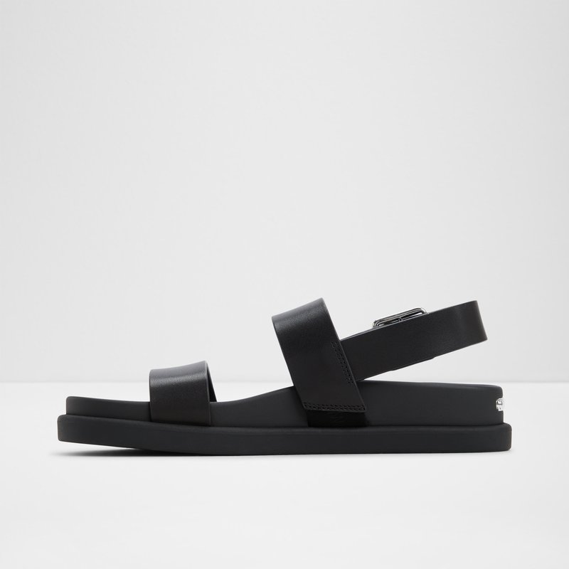 Aldo ravne sandale LAROISEAN LEA SMOOTH - crna 3