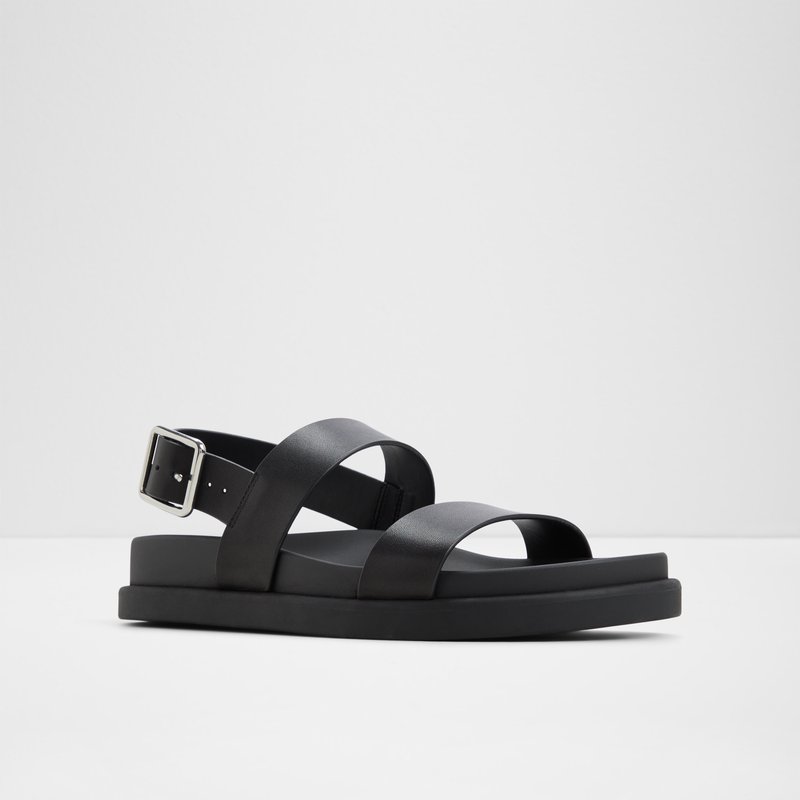 Aldo ravne sandale LAROISEAN LEA SMOOTH - crna 4
