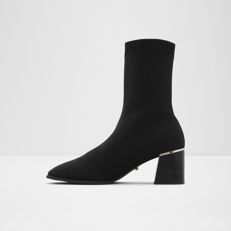 Aldo gležnjače na petu LARRGODIA TEX KNIT - crna 2