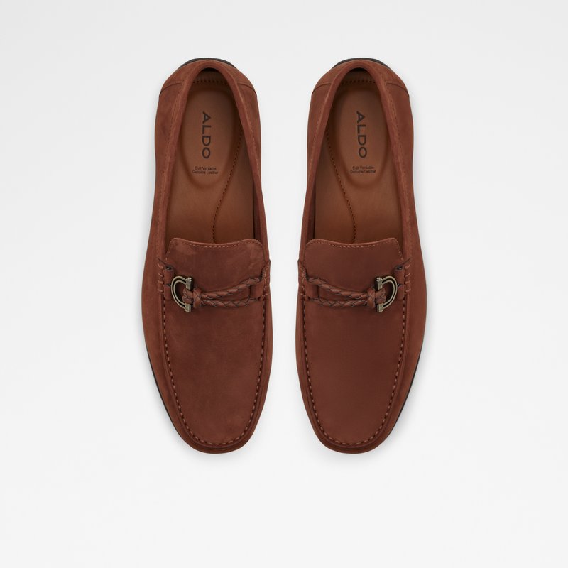Aldo mokasinke LEANGELO LEA NUBUCK - smeđa 5