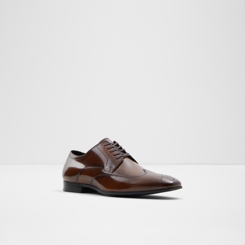 Aldo oxford cipele LEELEN LEA PATENT - smeđa 4