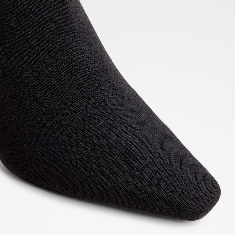 Aldo gležnjače na visoku petu LEIANI TEX KNIT - crna 6