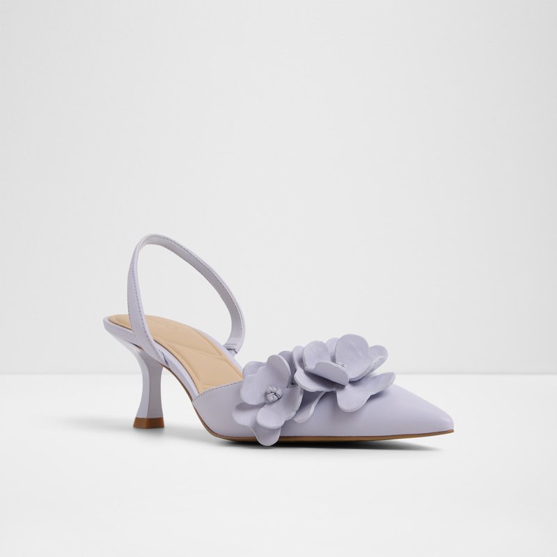 Aldo cipele na srednje visoku petu LEILANIA LEA SMOOTH - ljubičasta 3