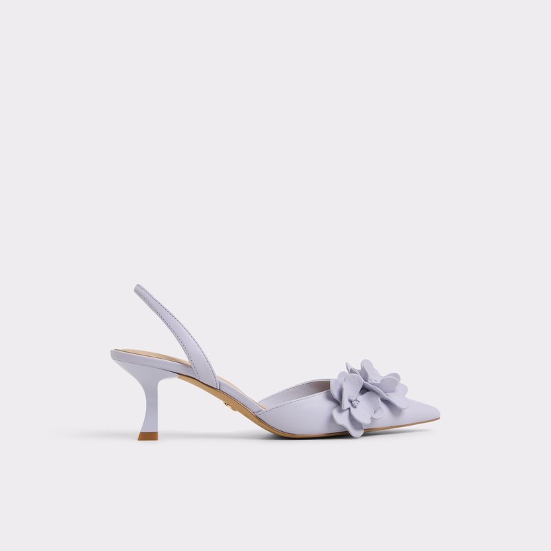 Aldo cipele na srednje visoku petu LEILANIA LEA SMOOTH - ljubičasta 1