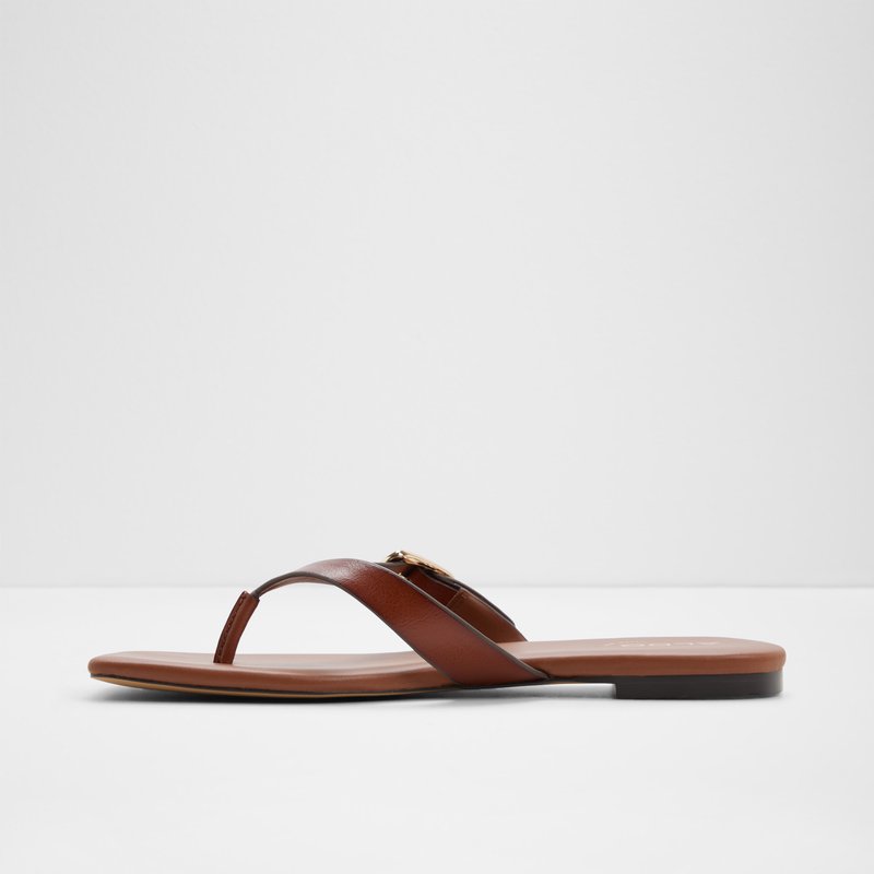 Aldo ravne natikače LEONNIA SYN TUMBLED - smeđa 3