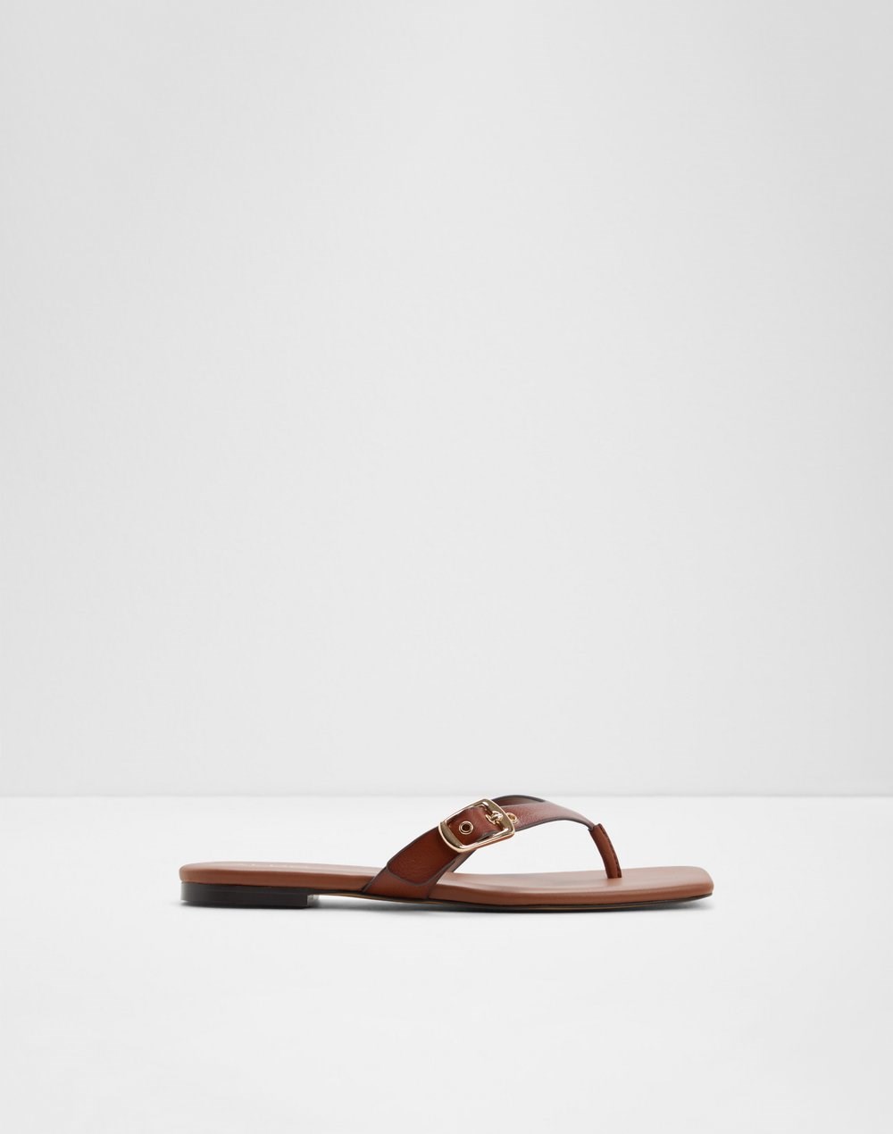 Aldo ravne natikače LEONNIA SYN TUMBLED - smeđa