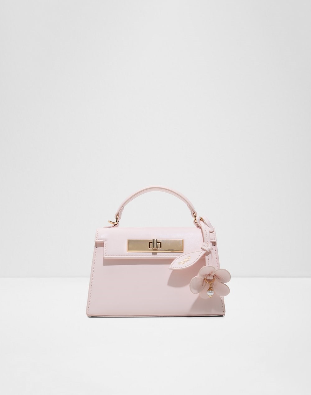 Aldo torbica za nošenje u ruci ili na ramenu LEORA SYN MIX MAT - ružičasta