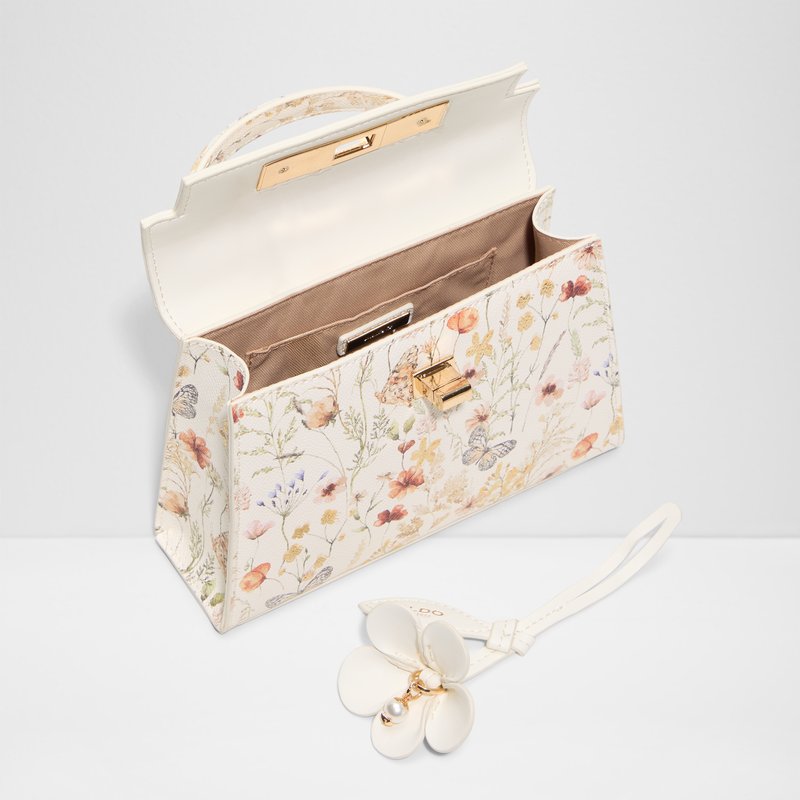 Aldo torbica za nošenje u ruci ili na ramenu LEORA SYN MIX MAT - bijela 2