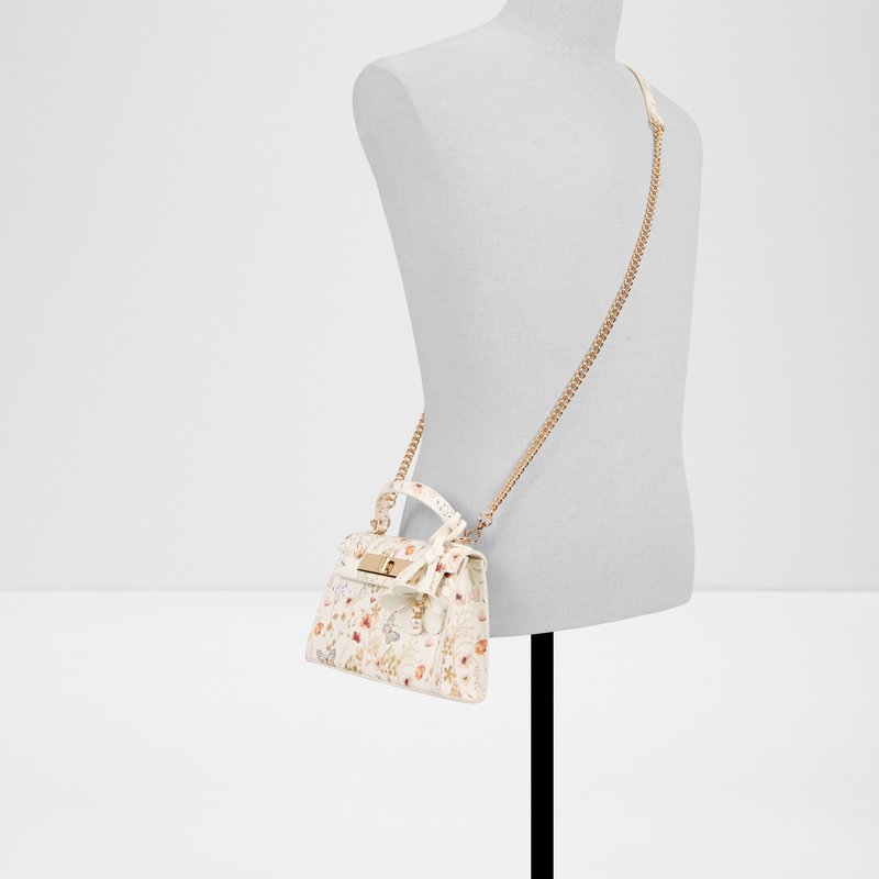 Aldo torbica za nošenje u ruci ili na ramenu LEORA SYN MIX MAT - bijela 4