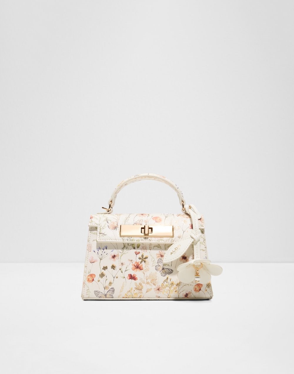 Aldo torbica za nošenje u ruci ili na ramenu LEORA SYN MIX MAT - bijela