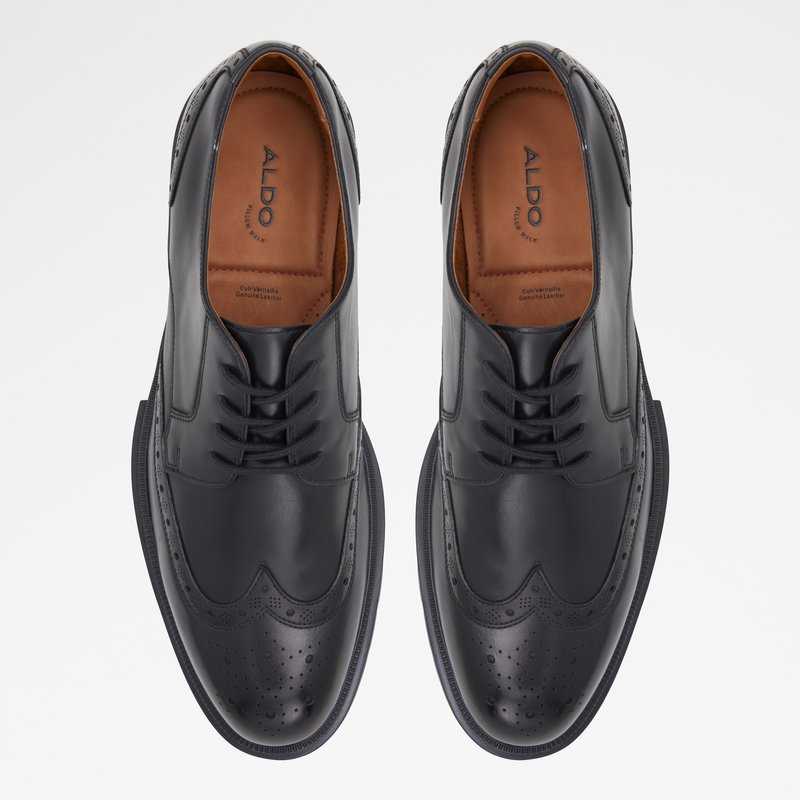 Aldo derby cipele LERMAN LEA SMOOTH - crna 5