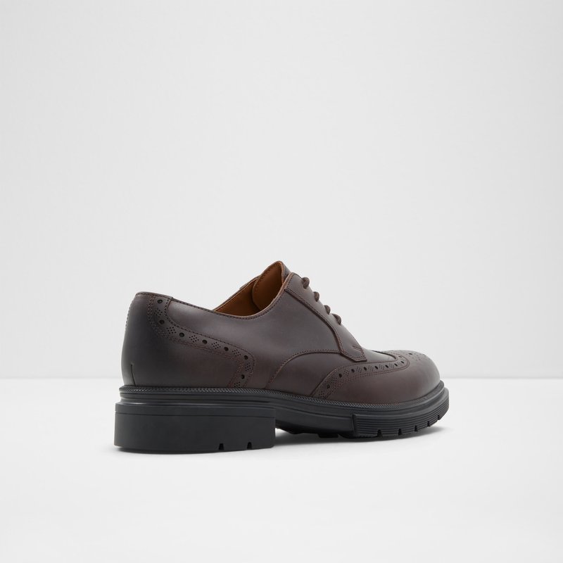 Aldo derby cipele LERMAN LEA SMOOTH - smeđa 4