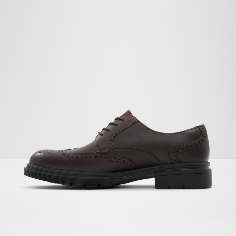 Aldo derby cipele LERMAN LEA SMOOTH - smeđa 2