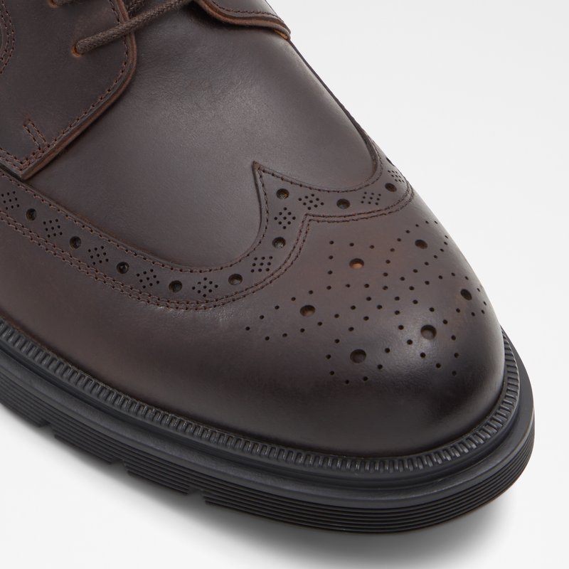 Aldo derby cipele LERMAN LEA SMOOTH - smeđa 5