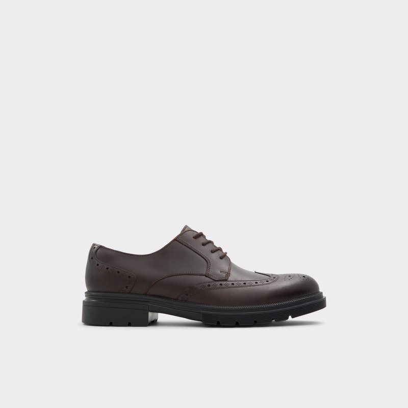 Aldo derby cipele LERMAN LEA SMOOTH - smeđa 1