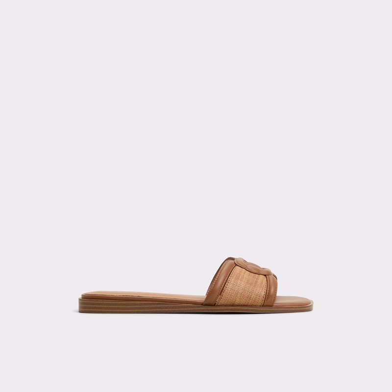 Aldo ravne natikače LIAUDIN SYN RAFFIA - smeđa 1