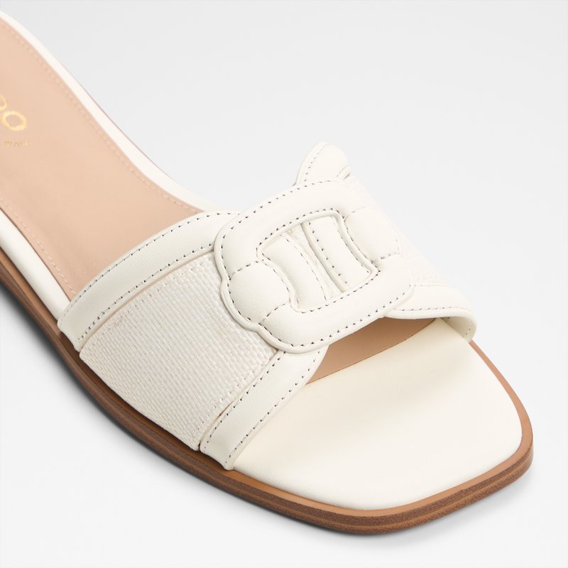 Aldo ravne natikače LIAUDIN SYN RAFFIA - bijela 4