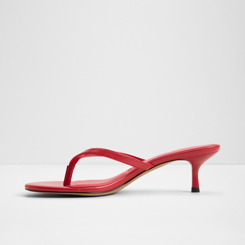 Aldo natikače na srednje visoku petu LIFT SYN SHINY - crvena 2