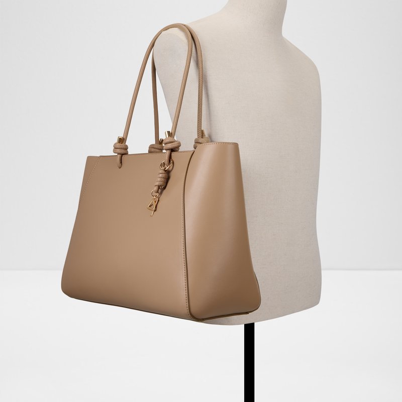 Aldo velika tote torba s manjom torbicom LILYTOTE SYN MIX MAT - bež 3