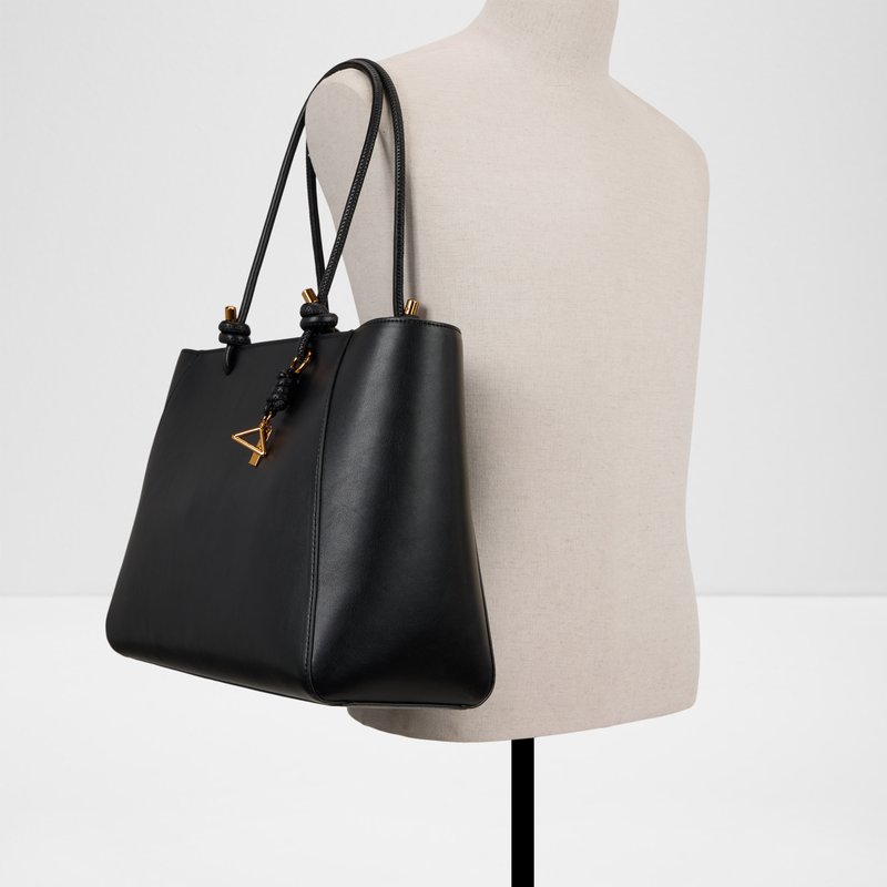Aldo velika tote torba s manjom torbicom LILYTOTE SYN MIX MAT - crna 3